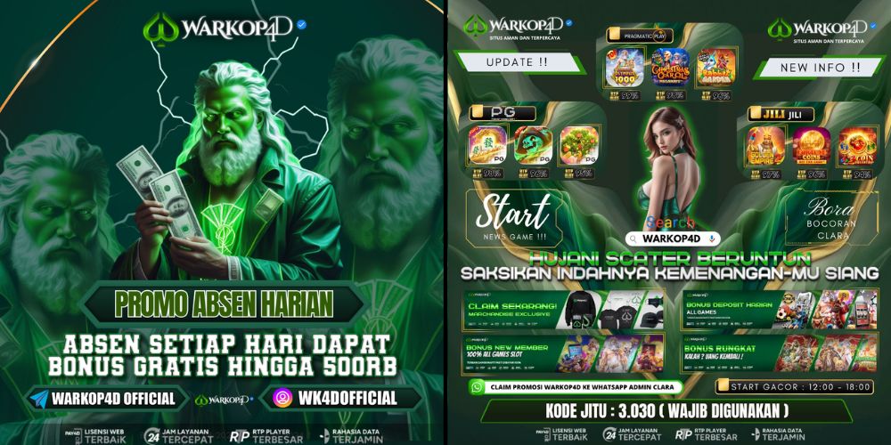 PROMO EXTRA BONUS & INFO BOCORAN TERUPDATE WARKOP4D